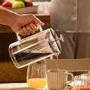 Ver imagem 3 de Cafeteira Francesa em Vidro com Parede Dupla 1L Prateada Oxford