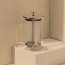 Ver imagem 2 de Cafeteira Francesa em Vidro com Parede Dupla 1L Prateada Oxford