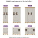 Ver imagem 7 de Quarto de Bebê Completo C/berço Americano 3x1 Colchão Ternura Multimóveis Mp4663 Madeirado/off
