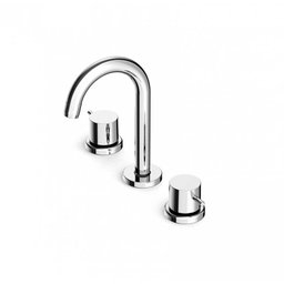 Misturador de Mesa para Lavatório Basic Três Furos Bica Alta Cromado - Celite B5006C7CRB - 1