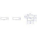 Ver imagem 3 de Cuba Apoio Retangular com Mesa Branco L.7300.17 Branca - Deca