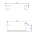 Ver imagem 2 de Porta Toalha Barra Disco 20cm Cromado - Deca 2040.C.020.DSC