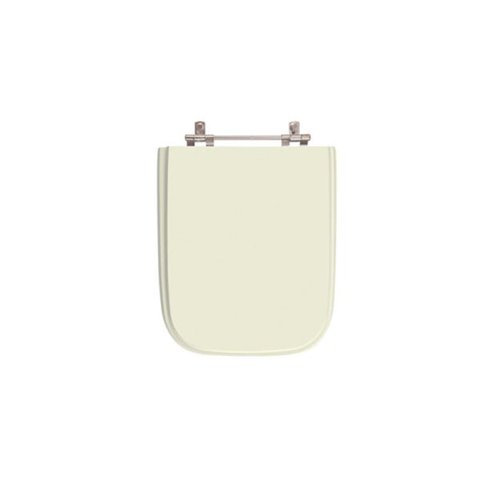 Assento Sanitário Poliéster para Louça Ideal Standard Tivoli - Bone - Cód 56 - Ferragem Aço Inox com