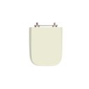 Ver imagem 1 de Assento Sanitário Poliéster para Louça Ideal Standard Tivoli - Bone - Cód 56 - Ferragem Aço Inox com