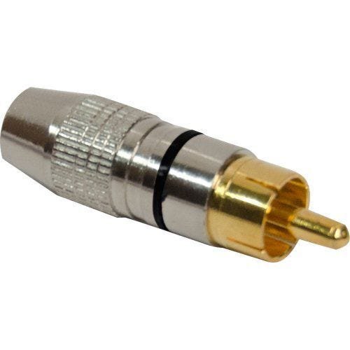 Plug RCA Profissional Metal Pgrc0012 Preto Storm - 1