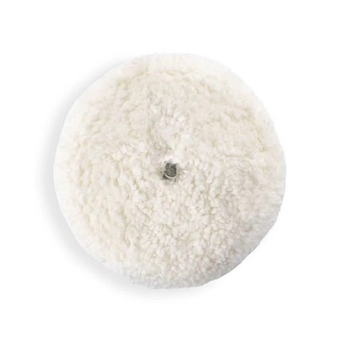 Boina de Lã Natural Dupla Face Corte Médio 8" Dp Polimento Automotivo Profissional