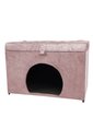 Ver imagem 1 de Puff Pet Baú Estofado para Cachorro e Gato - Rose Claro