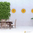 Ver imagem 3 de Arandela Eclipse Redonda Mainz Foskal Madeira 8w Led 3000k Luz Indireta Ip65 Externa Bivolt