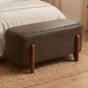 Ver imagem 2 de Puff Recamier Organico Imperial 100 cm Corino Canela Impo