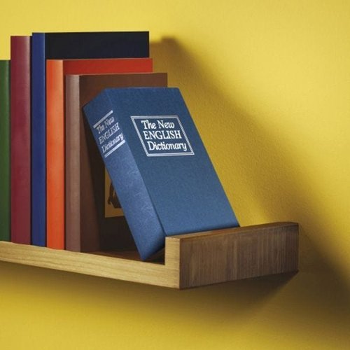 Cofre Livro Camuflado Formato Dicionário Inglês Dinheiro