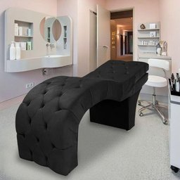 Maca Estofada Reclinável Sobrancelhas Cílios Suede Simaria Cor:preto - 1