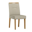 Ver imagem 2 de Kit 02 Cadeiras para Mesa de Jantar Estofada Lectus Luxo -new Ceval