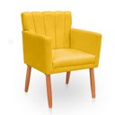 Ver imagem 4 de Poltrona Cadeira para Sala Confortável e Reforçada Carol Suede