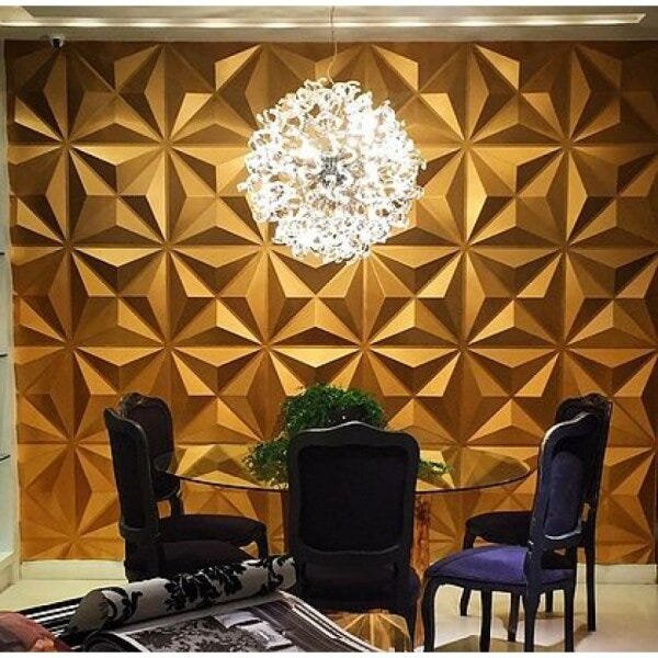 Revestimento Parede Alto Relevo Painel 3d Sicilia M2 Formix ...