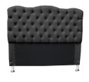 Ver imagem 1 de Cabeceira Agnes para Cama Box Casal Queen - Sv Decor:cinza Escuro
