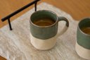 Ver mais imagens de Conjunto 6 Xícaras de Café em Cerâmica Verde 100ml Es0004 Btc