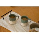 Ver imagem 7 de Conjunto 6 Xícaras de Café em Cerâmica Verde 100ml Es0004 Btc