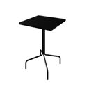 Ver imagem 1 de Mesa Bistrô Quadrada Barcelona 80cm Preto/Tx