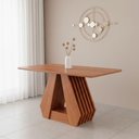 Ver imagem 6 de Mesa de Jantar 4 Lugares Tampo Mdf 130x80 Cm 20590 Cinamomo Molci