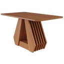 Ver imagem 1 de Mesa de Jantar 4 Lugares Tampo Mdf 130x80 Cm 20590 Cinamomo Molci