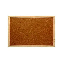 Quadro Aviso Moldura Madeira Cortica Aparente 80 X 60 Cm Souza - 1