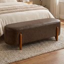 Ver imagem 2 de Puff Recamier Organico Imperial 160 cm Corino Canela Impo
