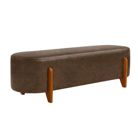 Puff Recamier Organico Imperial 160 cm Corino Canela Impo
