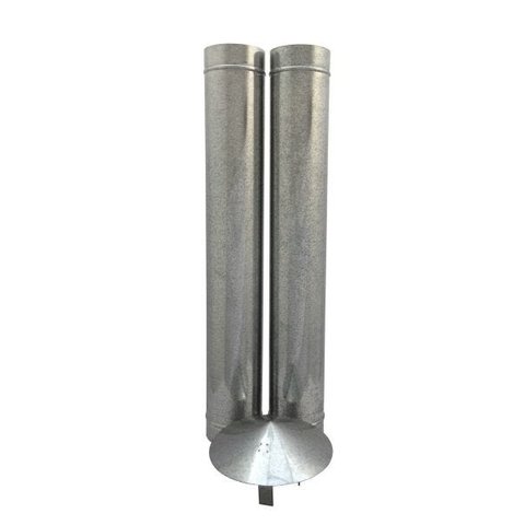 Kit Duto Galvanizado 1,20m Diâmetro de 130mm com Chapéu Chinês