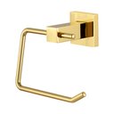 Ver imagem 2 de Porta Papel Higienico Papeleira Dourado Brilhante Quadrado Luxo