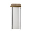 Ver imagem 7 de Gabinete Armário Banheiro Ditália C/tampo+espelho Bn-05 Cor:branco