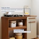 Ver imagem 5 de Balcão Cooktop 4 Bocas 1 Porta 1 Gaveta Chicago