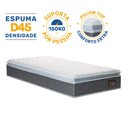 Ver imagem 3 de Colchão de Espuma D45 Pillow Top Fort Comfort Solteiro 88 Cm