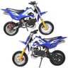 Mini Moto Infantil Gasolina 2 Tempos 49CC Cross Trilha Off Road Importway WVDB-006 Dirt Azul - 3