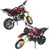 Mini Moto Infantil Gasolina 2 Tempos 49CC Cross Trilha Off Road Importway WVDB-006 Dirt Preta - 4