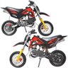 Mini Moto Infantil Gasolina 2 Tempos 49CC Cross Trilha Off Road Importway WVDB-006 Dirt Preta - 3