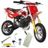 Mini Moto Infantil Gasolina 2 Tempos 49CC Cross Trilha Off Road Importway WVDB-006 Dirt Vermelha - 1