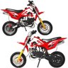 Mini Moto Infantil Gasolina 2 Tempos 49CC Cross Trilha Off Road Importway WVDB-006 Dirt Vermelha - 3