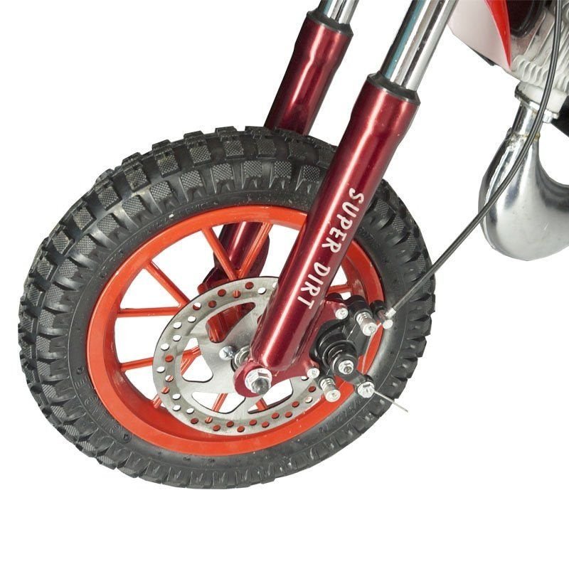 Mini Moto Infantil Gasolina 2 Tempos 49CC Cross Trilha Off Road Importway  DTCR-008 Dirt Vermelha - BEST SALE SHOP