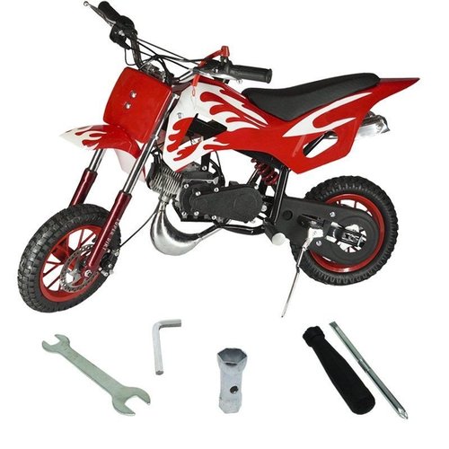 Mini Moto Infantil Gasolina 2 Tempos 49CC Cross Trilha Off Road