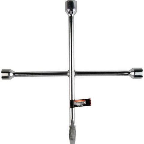 Chave Roda Cruz 3 bocas Com Espátula 17 x 19 x 21 Starfer