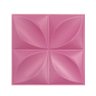 10 Placas Decorativas Revestimento de Parede Pvc 3d - Pétalas Rosa - 1