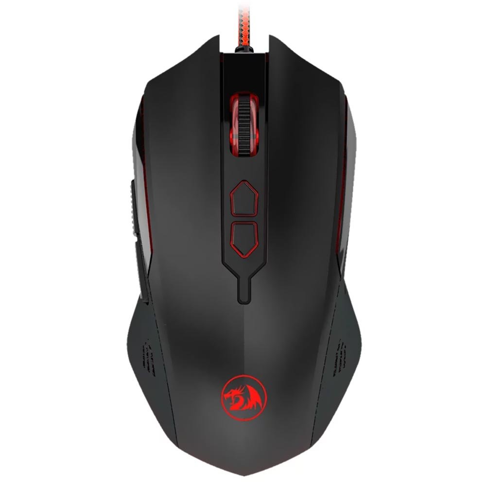 Mouse Gaming Redragon Inquisitor 2 M716a Usb Ate 7.200 Dpi com Backlight - Preto