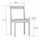 Ver imagem 4 de Conjunto Infantil Mesa e Cadeira 69x48cm Branco