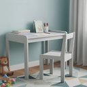 Ver imagem 1 de Conjunto Infantil Mesa e Cadeira 69x48cm Branco