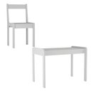 Ver imagem 2 de Conjunto Infantil Mesa e Cadeira 69x48cm Branco