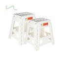 Ver imagem 1 de Kit 2 Banquinho De Plastico Banqueta Até 200kg Dobravel Grande Ordene