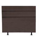 Ver imagem 2 de Cabeceira Estofada Argentina 140cm Casal para Cama Colchão Box Quarto Corino Marrom - Aurora Line