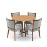 Mesa de Jantar Herval Meriti com 4 Cadeiras Estofadas Amsterdã - 3