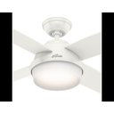 Ver imagem 2 de Ventilador de Teto Hunter Fan Dante Branco 4 Pás com Luminária 127V