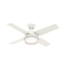 Ventilador de Teto Hunter Fan Dante Branco 4 Pás com Luminária 127V - 1